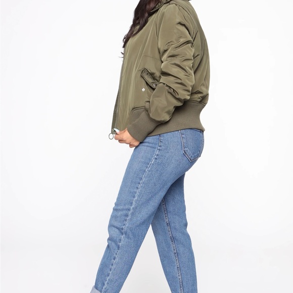 Fashion Nova Womens Nights in Denver Bomber Jacket Size 1X - Picture 4 of 7